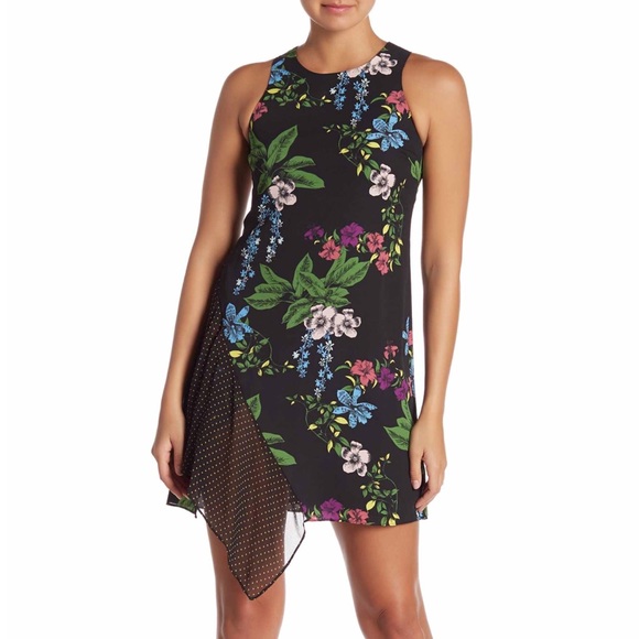 sam edelman layered mixed media dress Sam Edelman Layered Mixed Media Dress In Loden - 50% Off